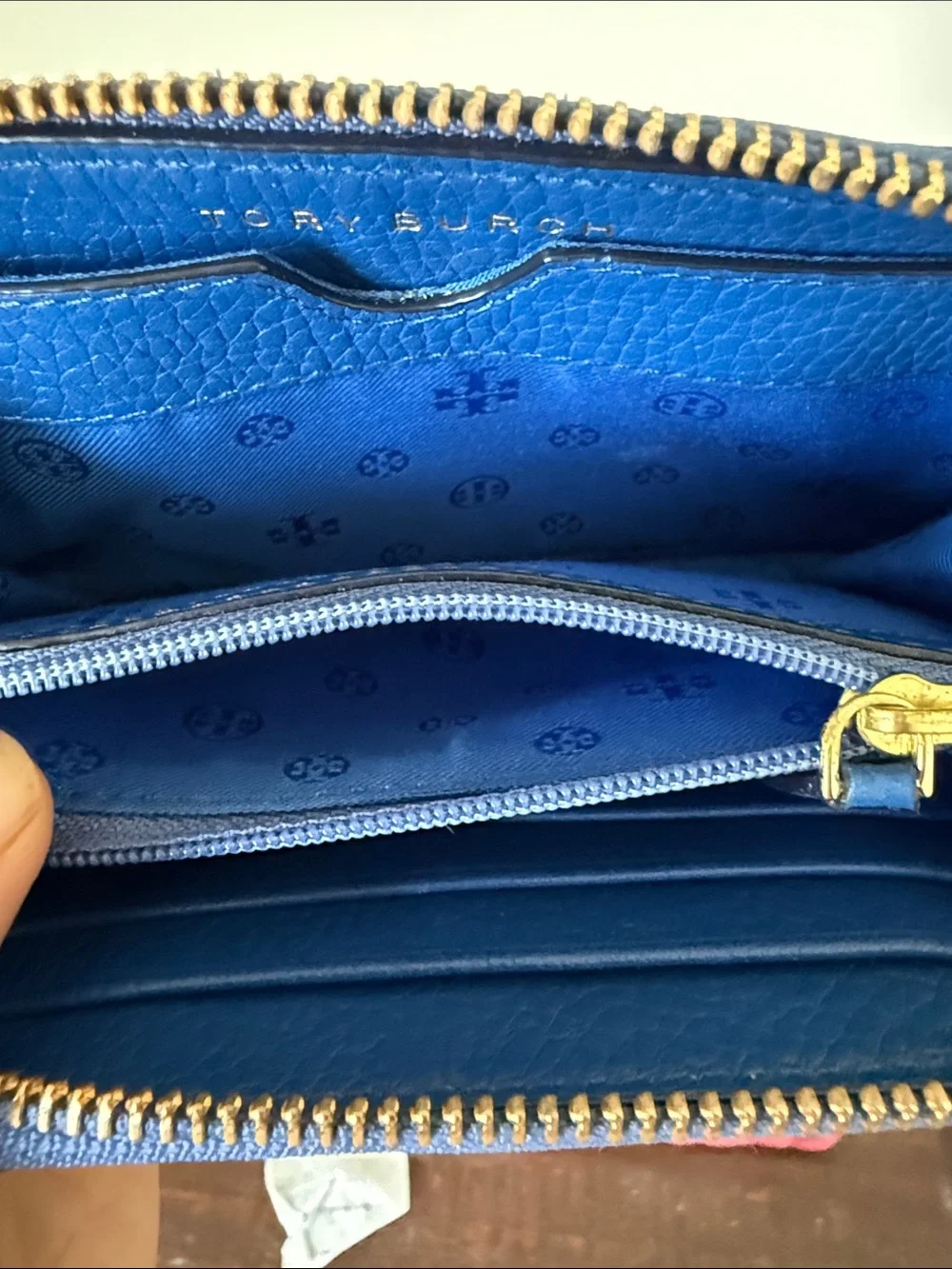 Tory Burch compact wristlet
